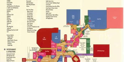 Карта на MGM Grand в Лас Вегас